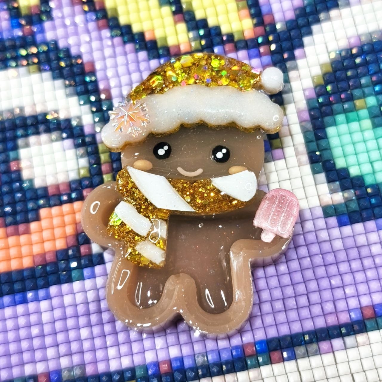 Cover Basurilla Navidad - Galleta Choco