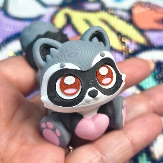 Raccoon/Red Panda by PuffyPuff