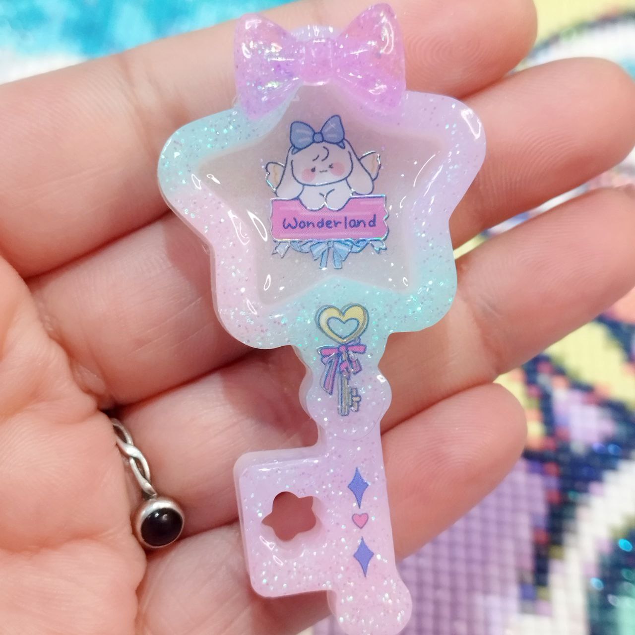 Trash can key cover