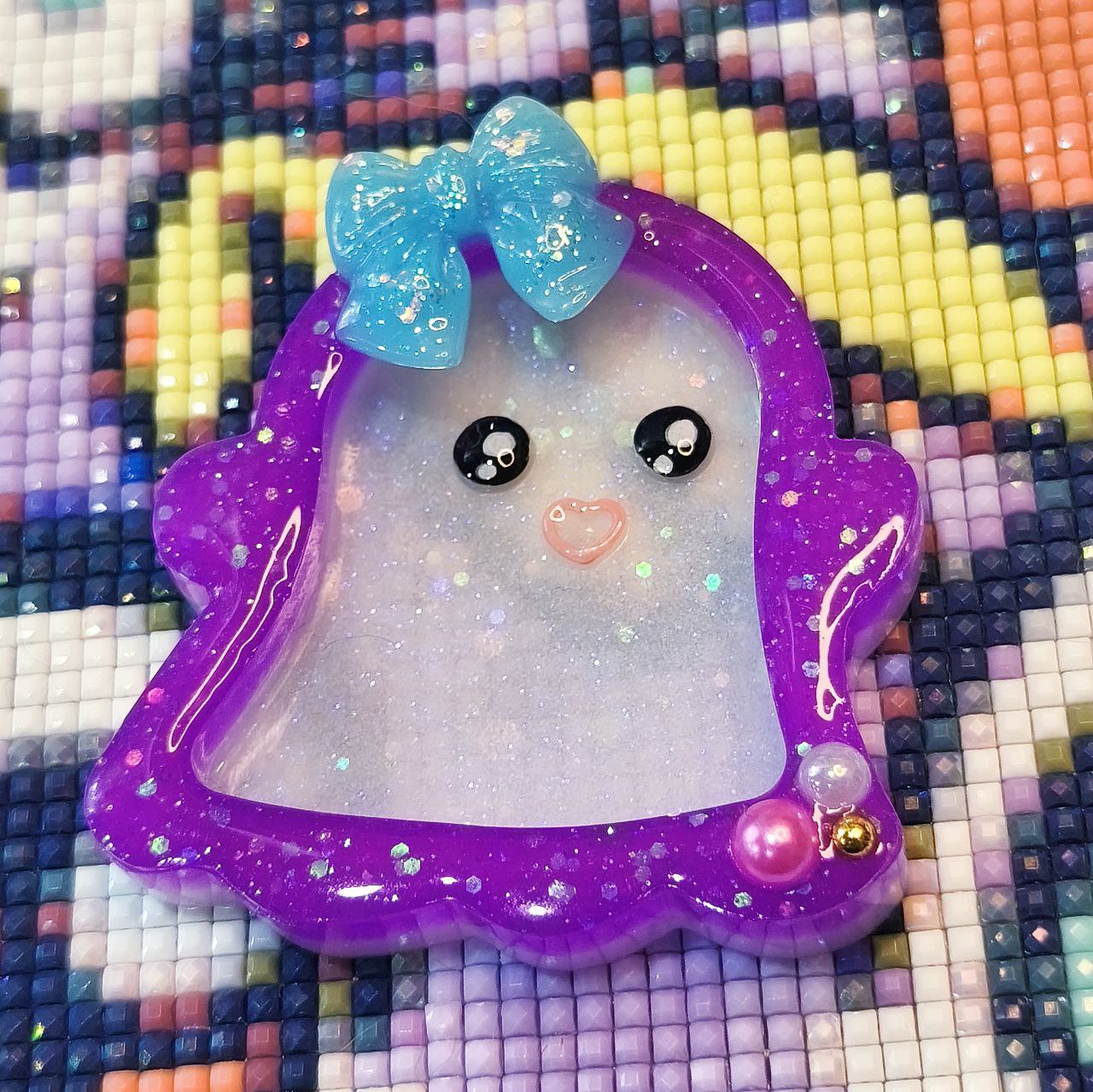 Cover Basurilla Fantasma Kawaii morado
