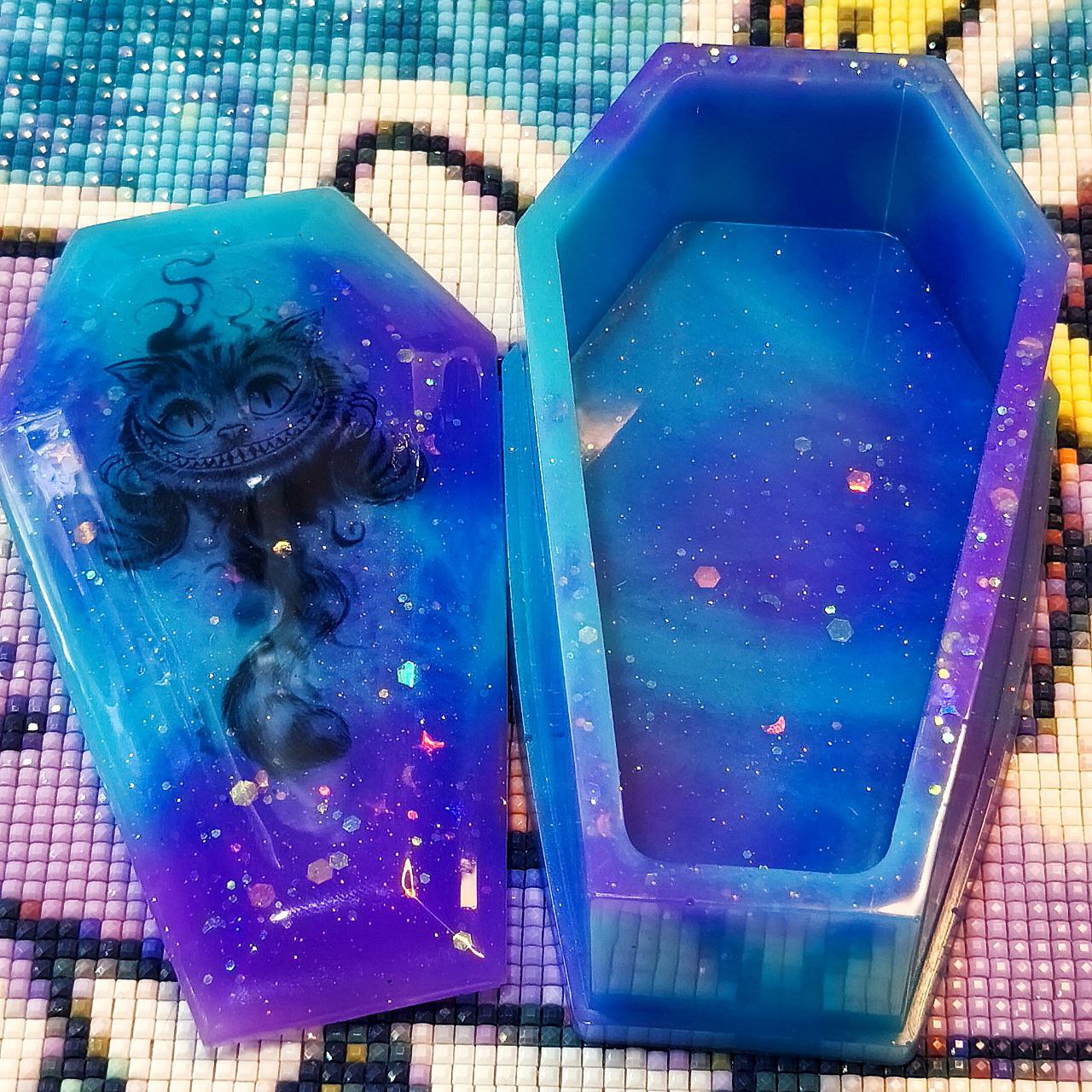 Cajita Féretro Cheshire Azul