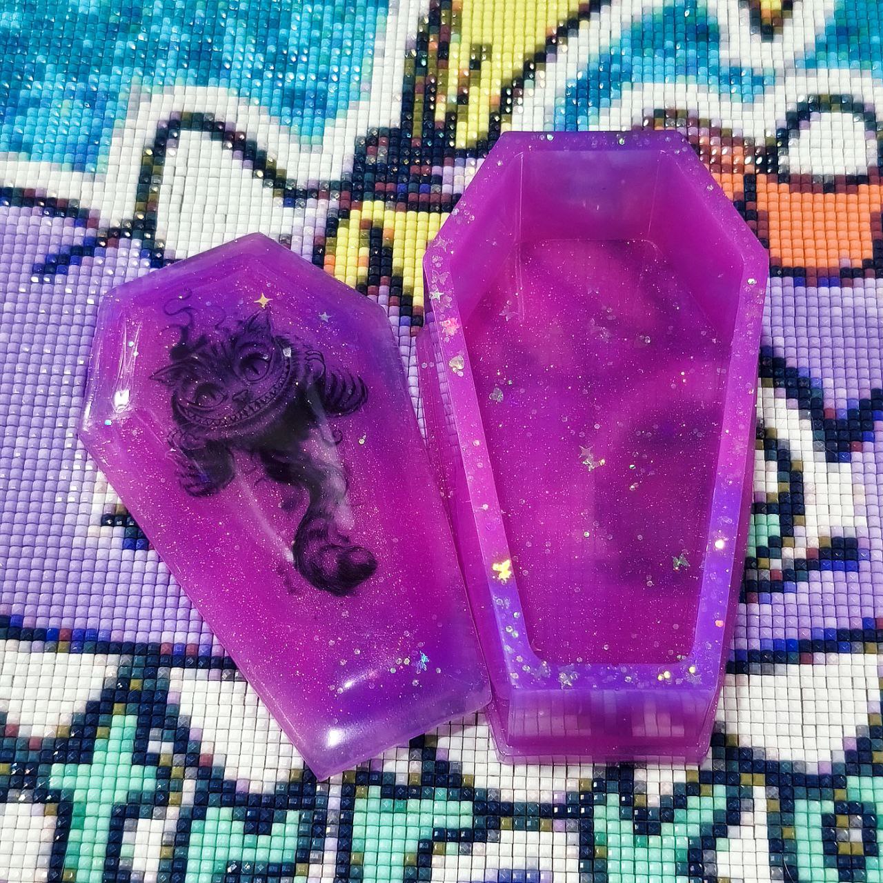 Cajita Féretro Cheshire Rosa