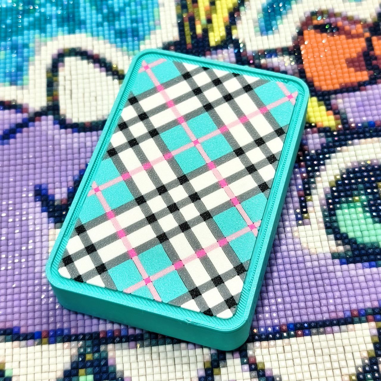 Bandeja Mediana New Origin - Tartán Turquesa