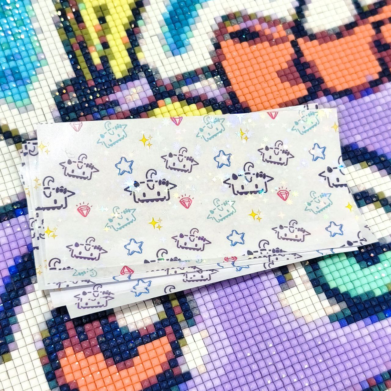 "Papelorios" 10x5cm - Glitty Sello