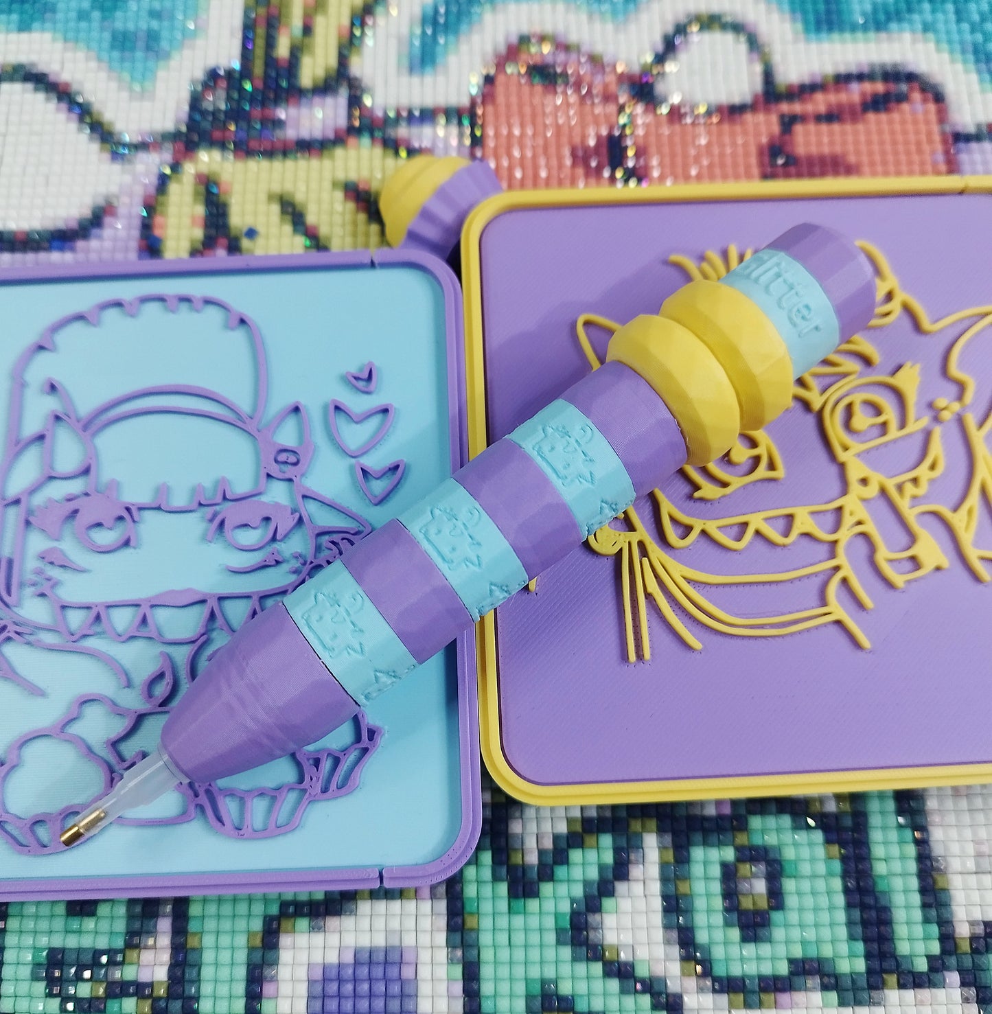 Pack 2: Glitty Girls + Pen
