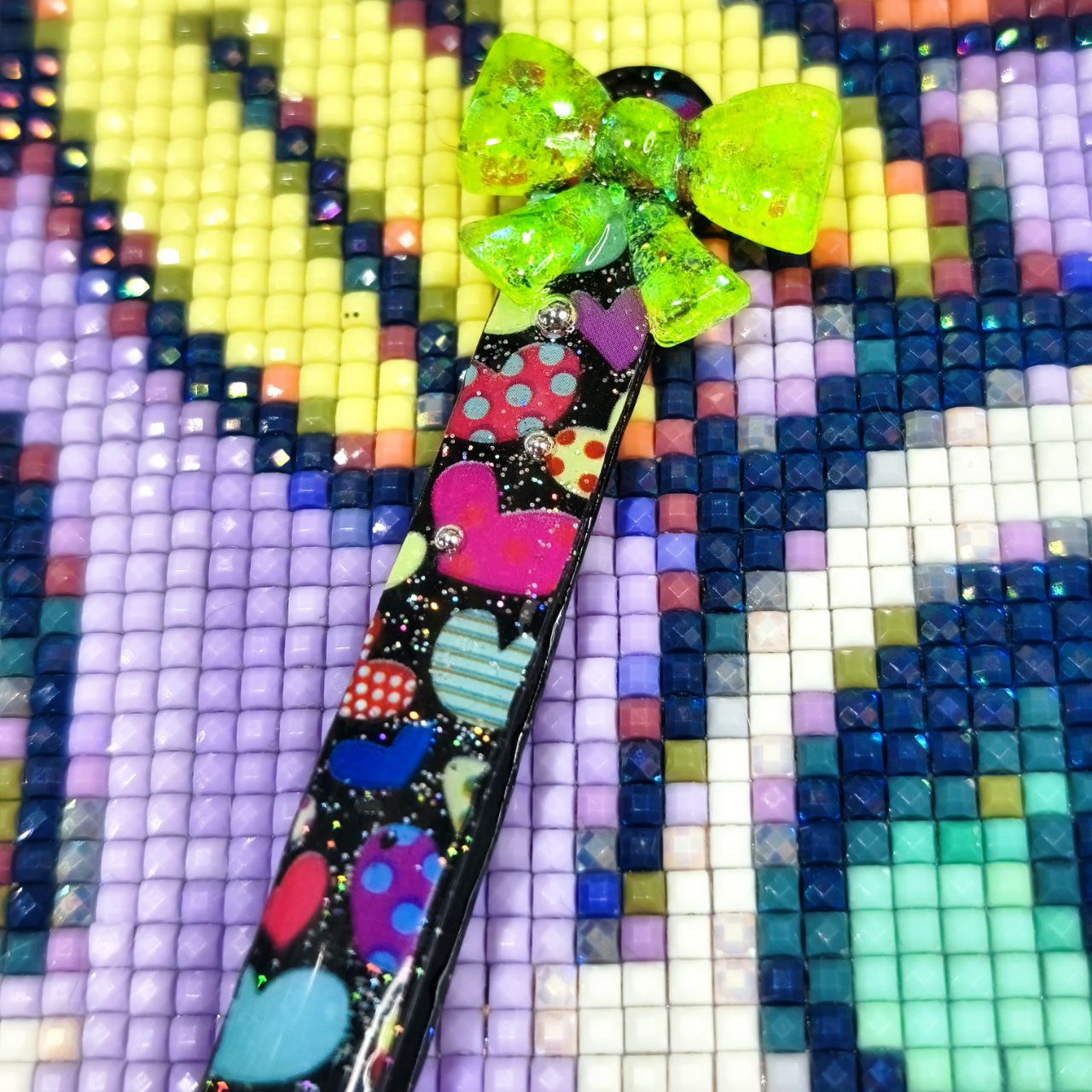 Pinzas Decoradas - Lazo Neón