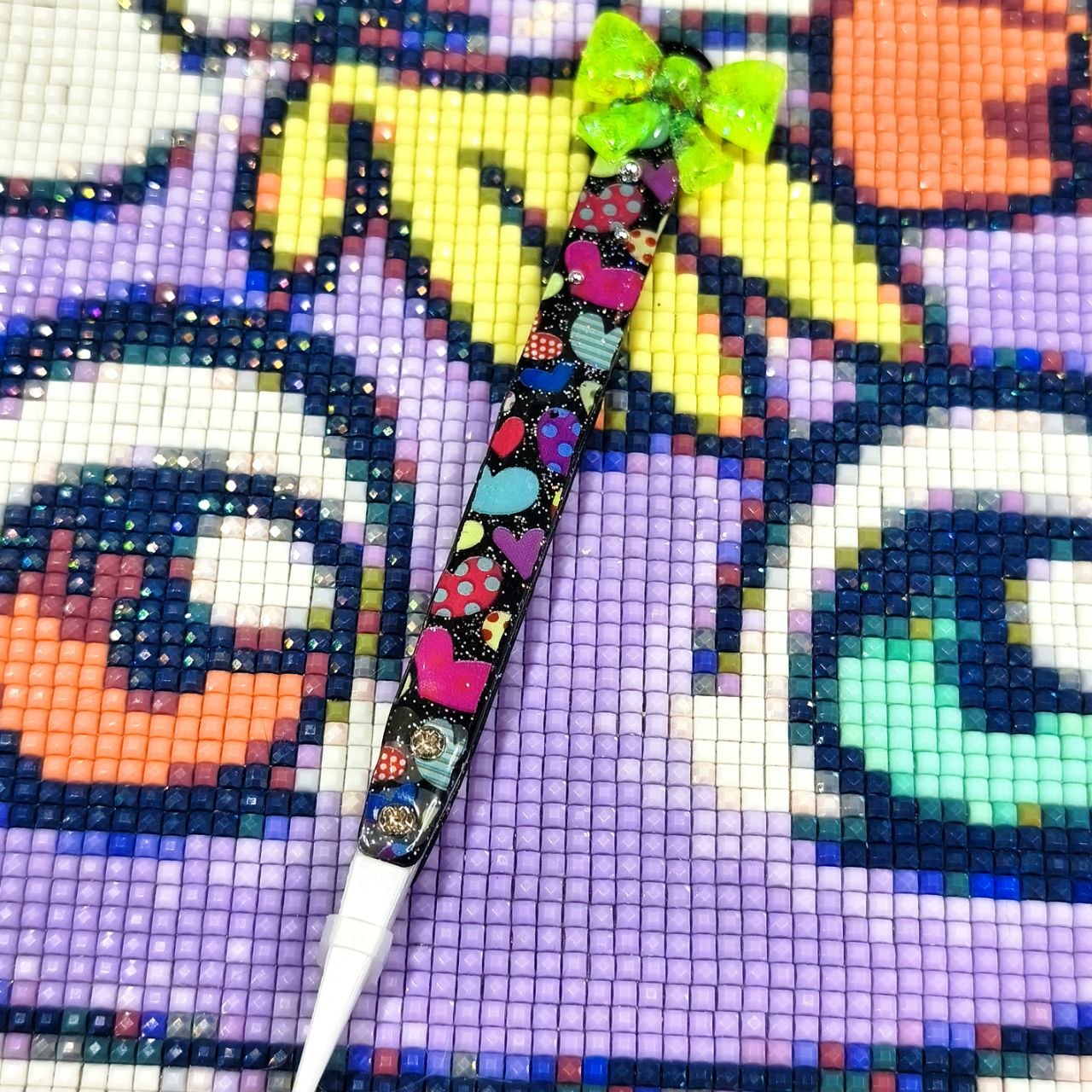 Pinzas Decoradas - Lazo Neón