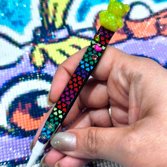 Pinzas Decoradas - Osito amarillo