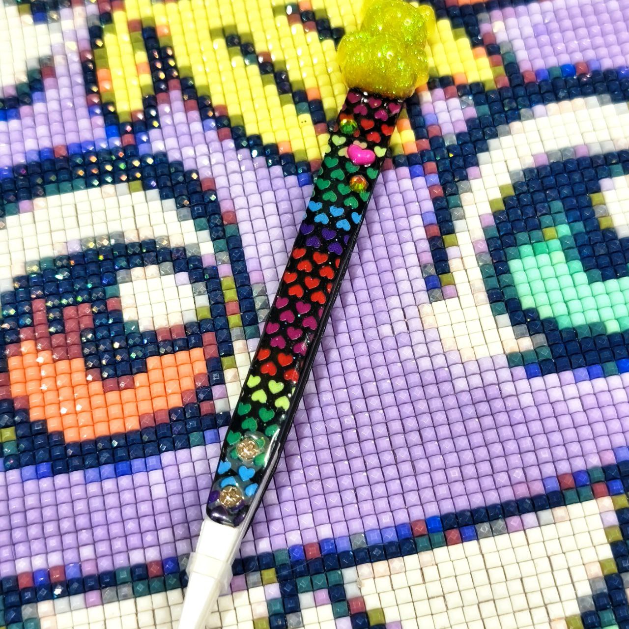 Pinzas Decoradas - Osito amarillo