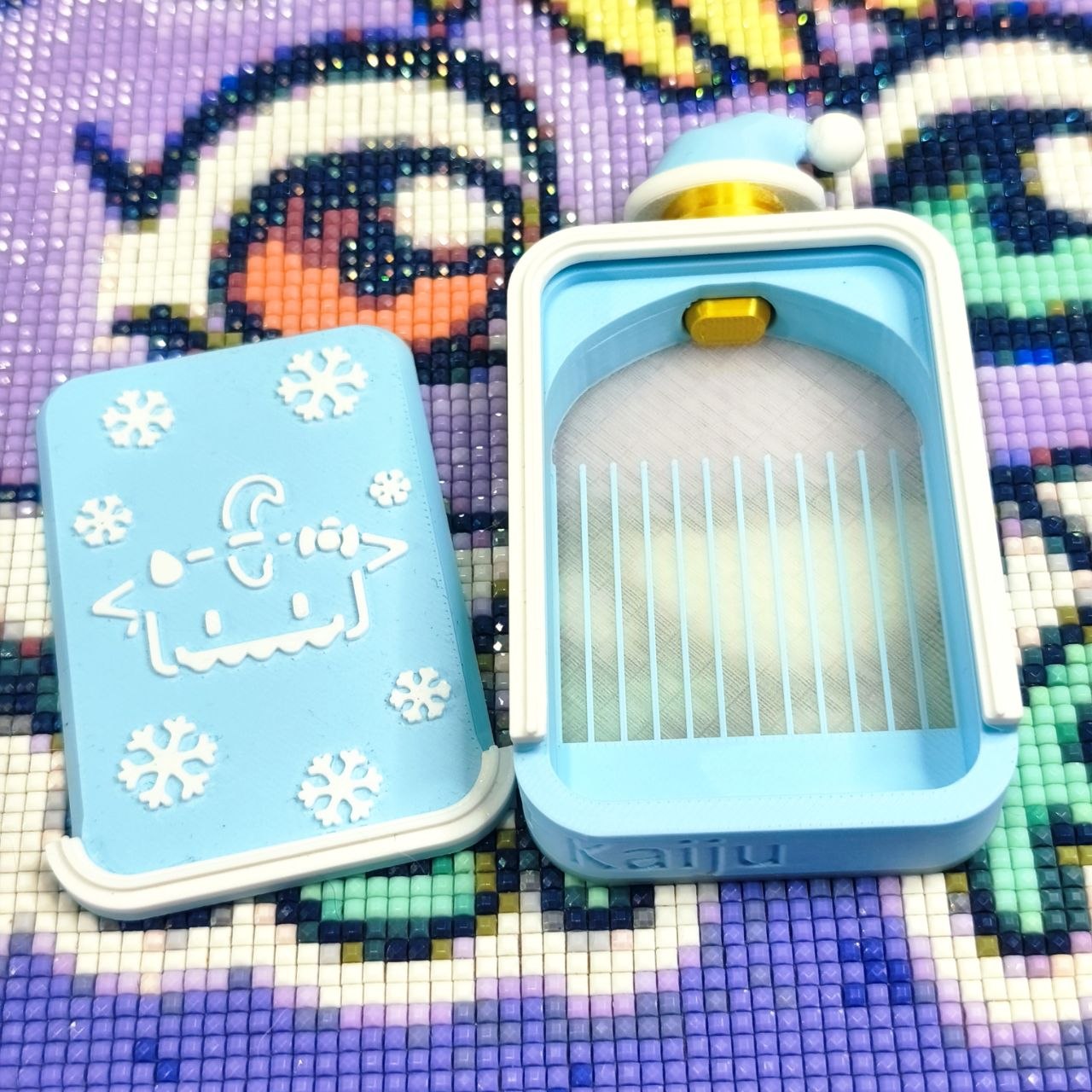 OUTLET - Mini Chest Navidad Azul pastel