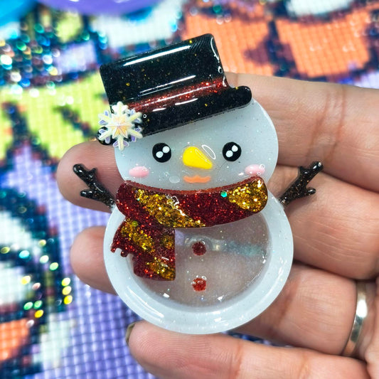 Cover Basurilla Navidad - Muñeco nieve