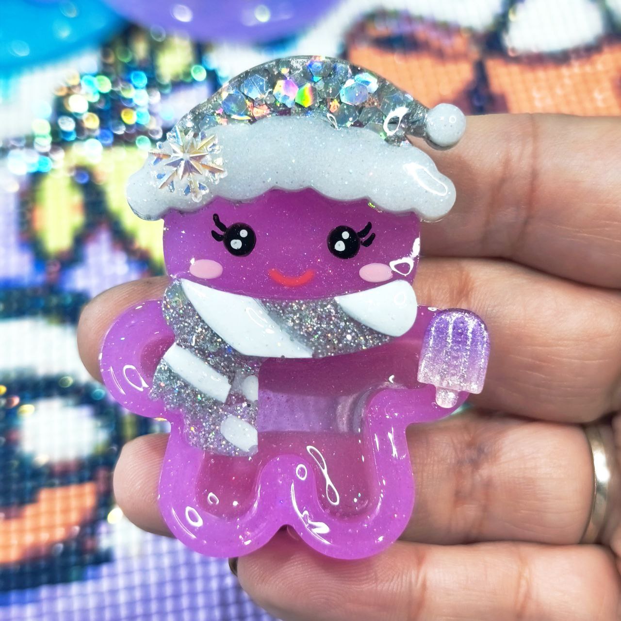 Cover Basurilla Navidad - Galleta Fresa