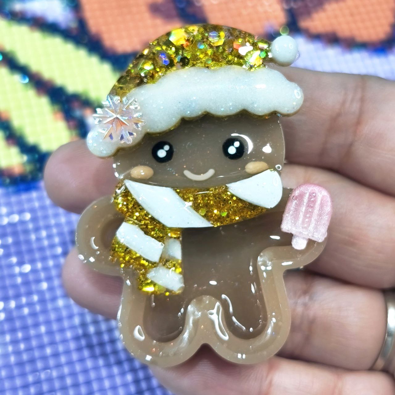 Cover Basurilla Navidad - Galleta Choco