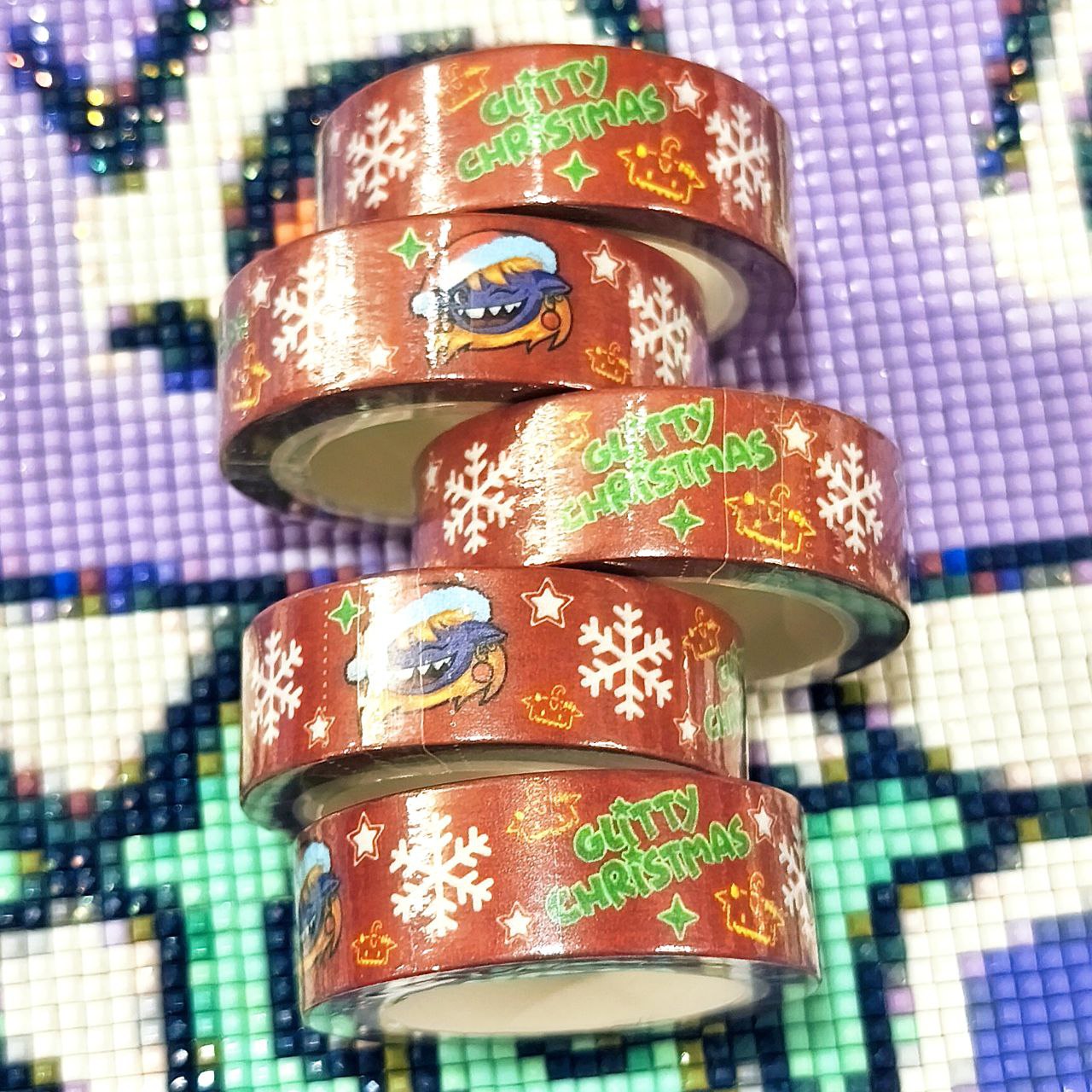 Washi Tape Rojo - Glitty Christmas