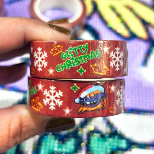 Washi Tape Rojo - Glitty Christmas