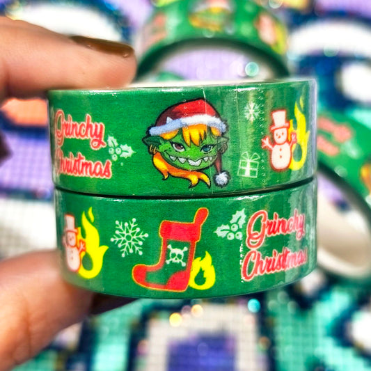 Washi Tape Verde - Grinchy Christmas