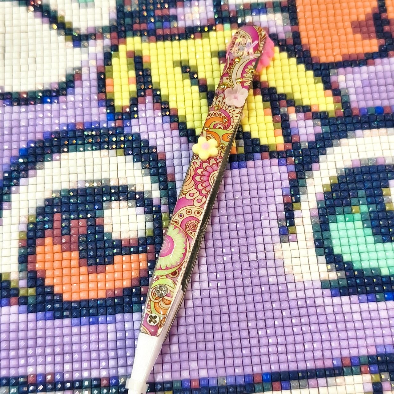 Pinzas Decoradas - Cachemir rosa