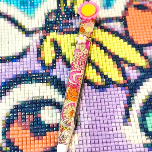 Pinzas Decoradas - Cachemir rosa