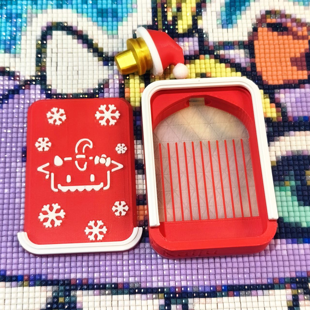 Mini Chest Navidad Rojo