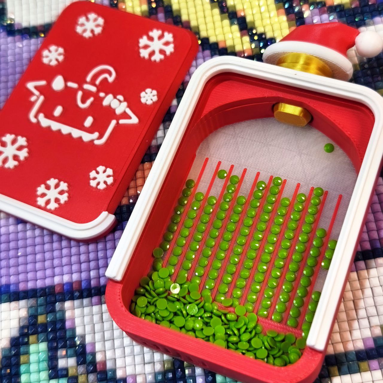 Mini Chest Navidad Rojo