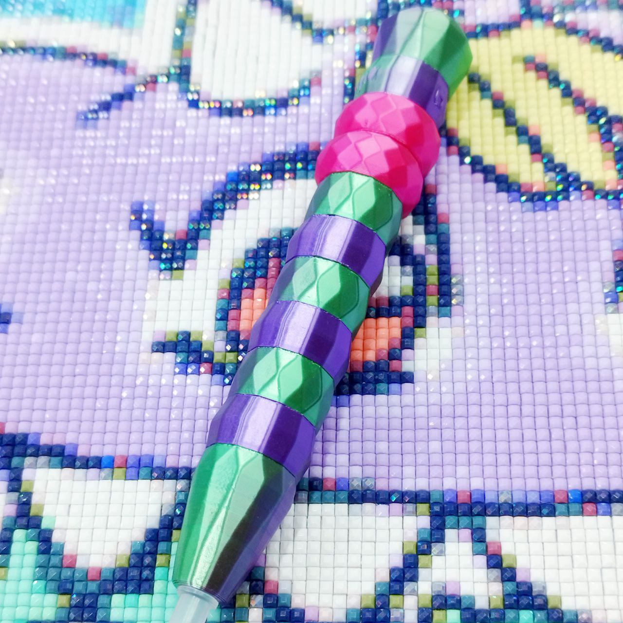 Chest + Diamond Pen Green/Lilac