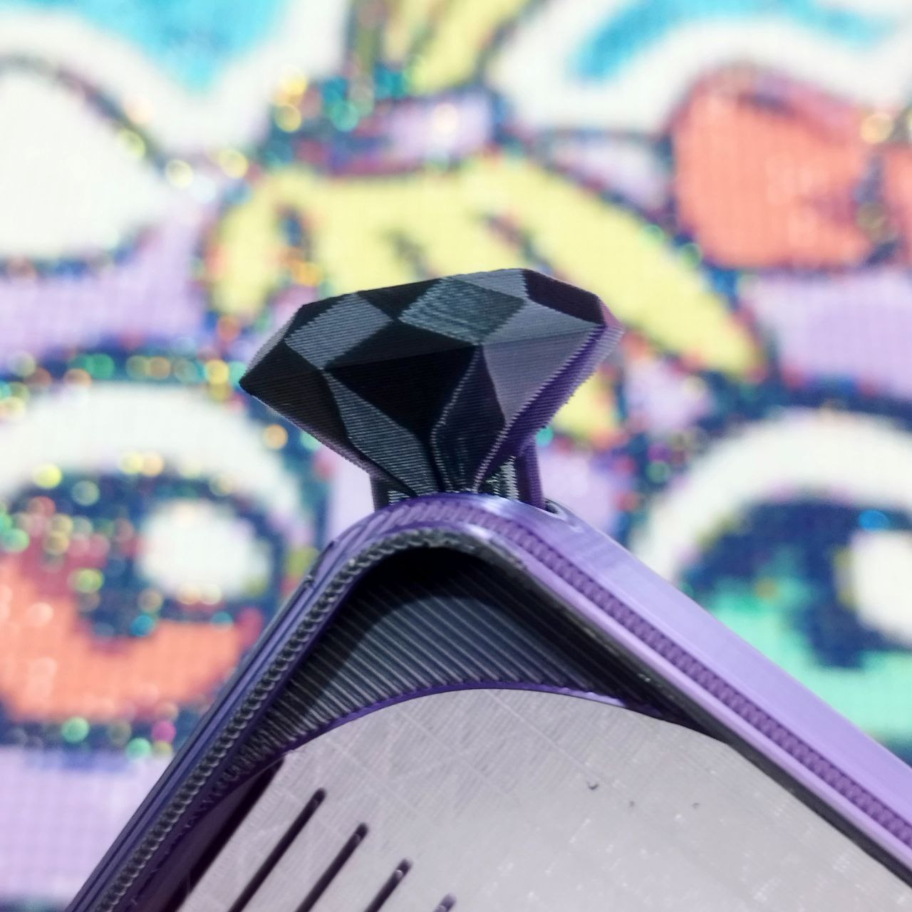 Chest + Pen Diamond Lilac/Black