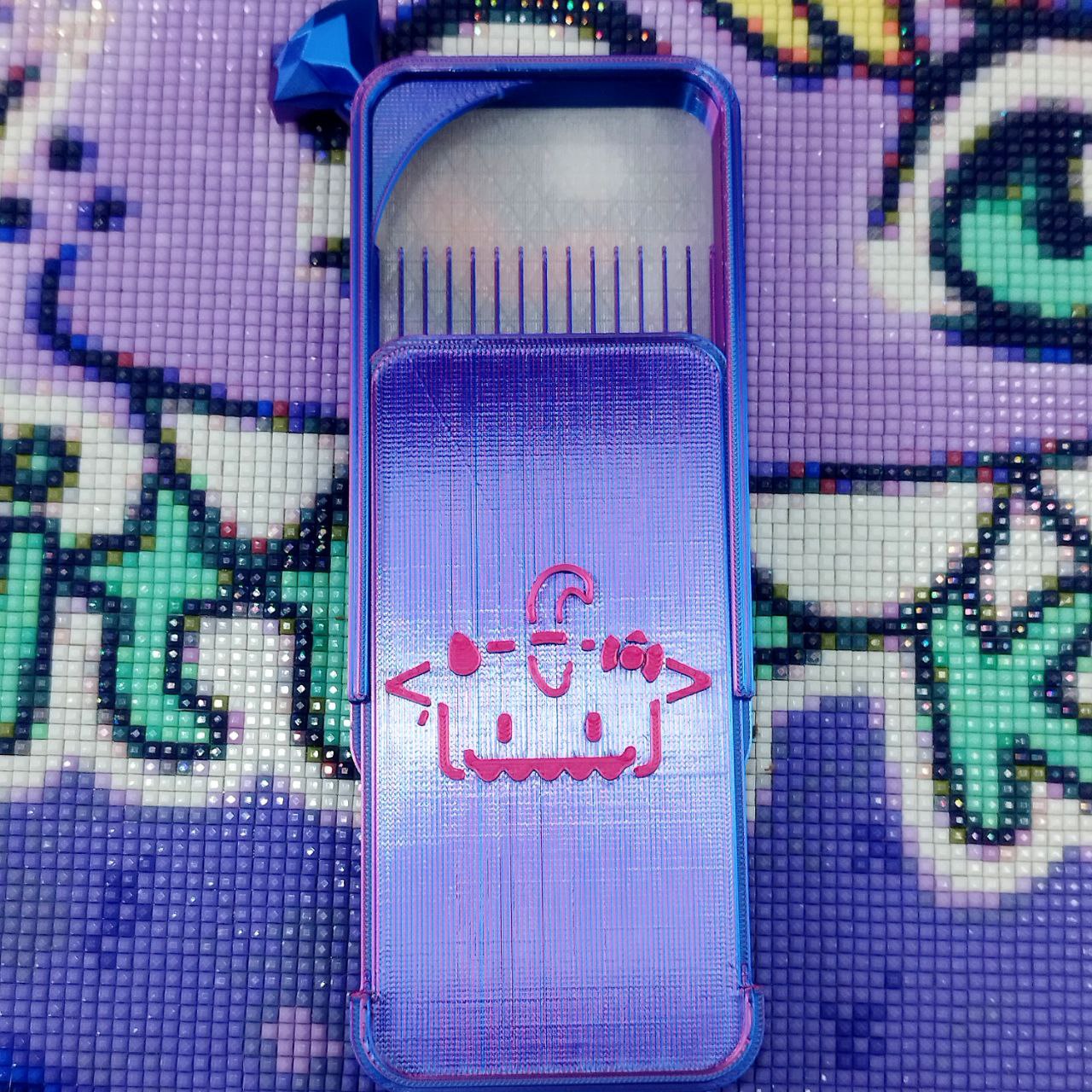 Chest + Pen Diamond Blue/Pink