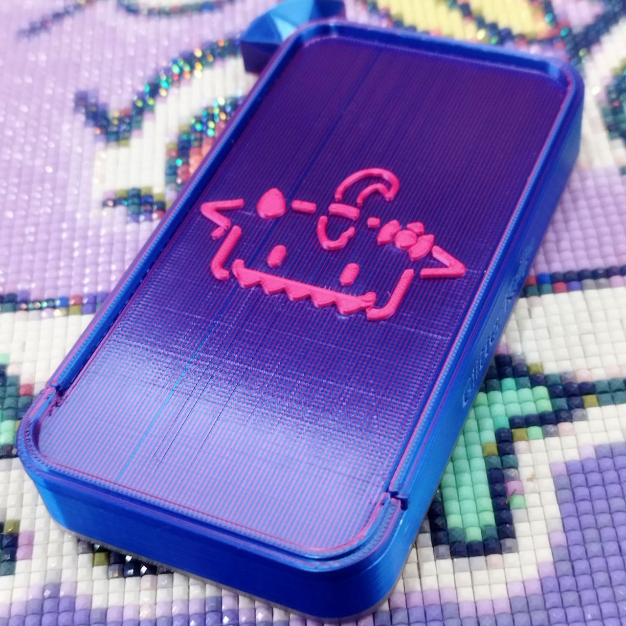 Chest + Pen Diamond Blue/Pink