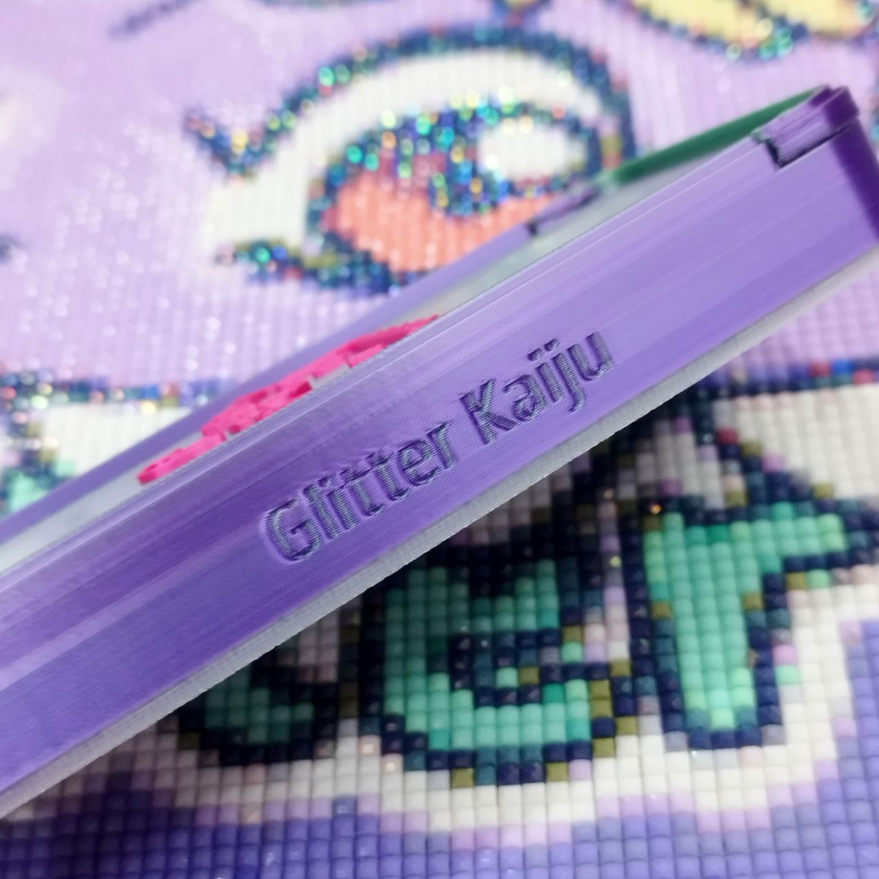 Chest + Diamond Pen Green/Lilac
