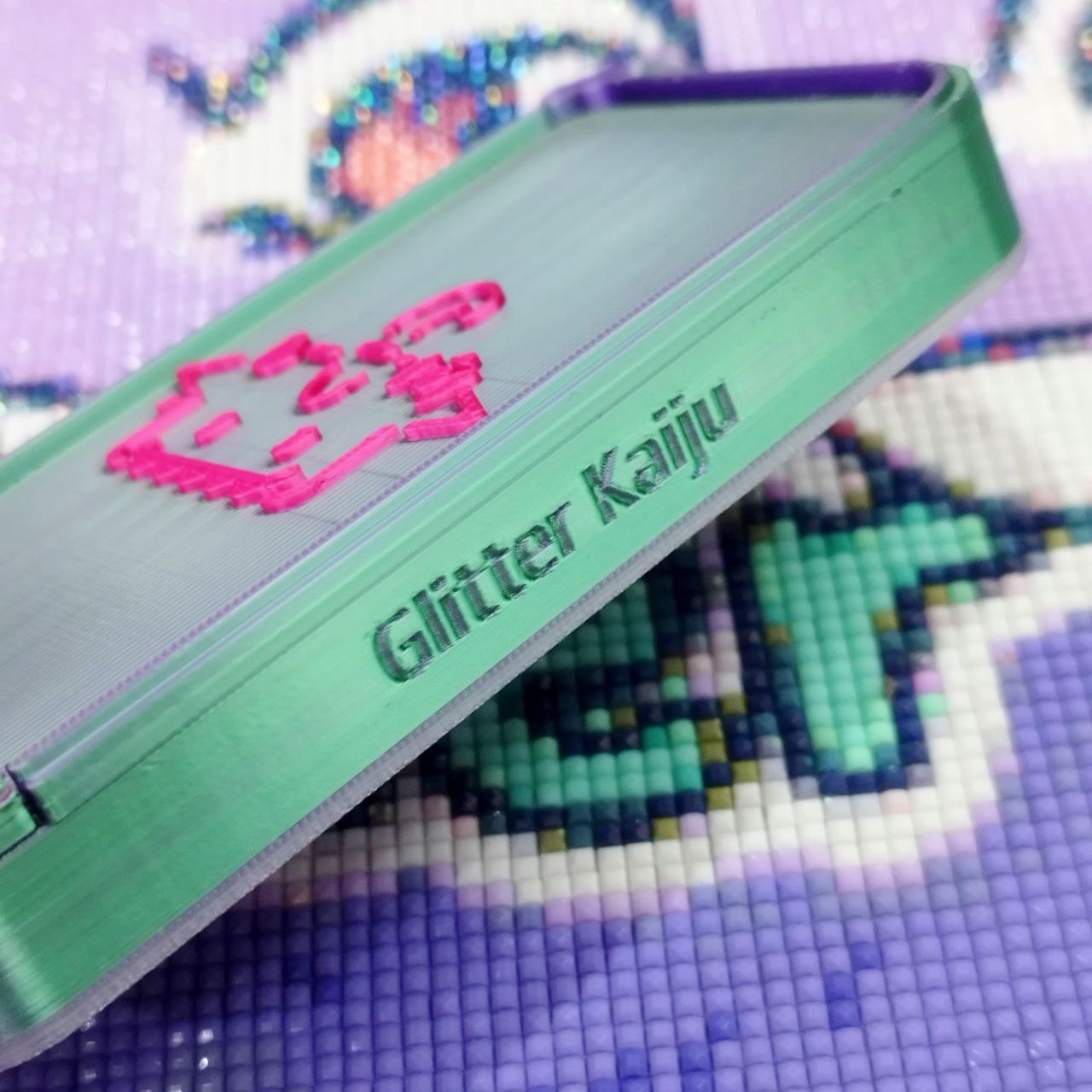 Chest + Diamond Pen Green/Lilac