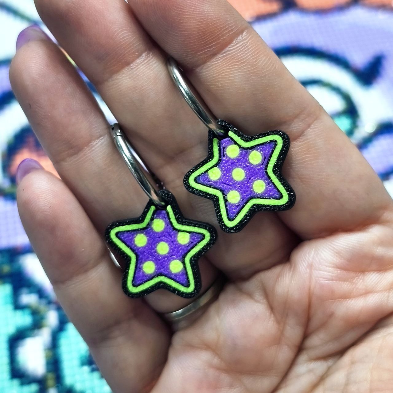 Stud Earrings Topitoz - Stars