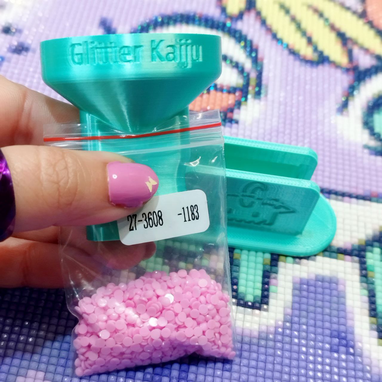 Turquoise Zip Funnel