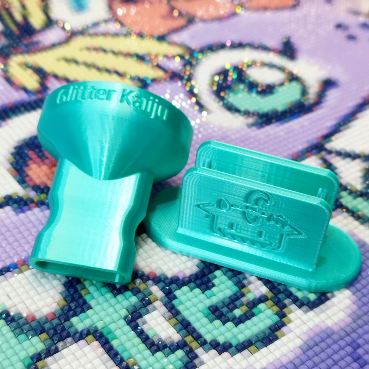 Turquoise Zip Funnel