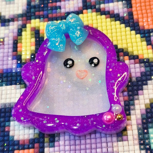 Cover Basurilla Fantasma Kawaii morado