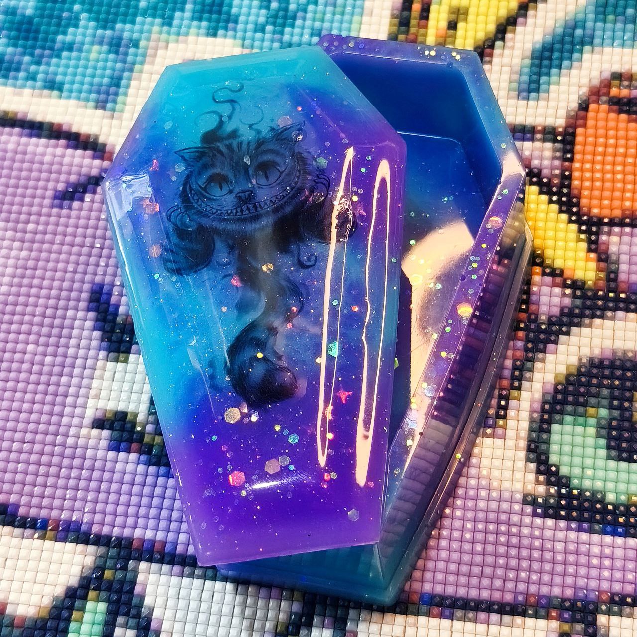 Cajita Féretro Cheshire Azul