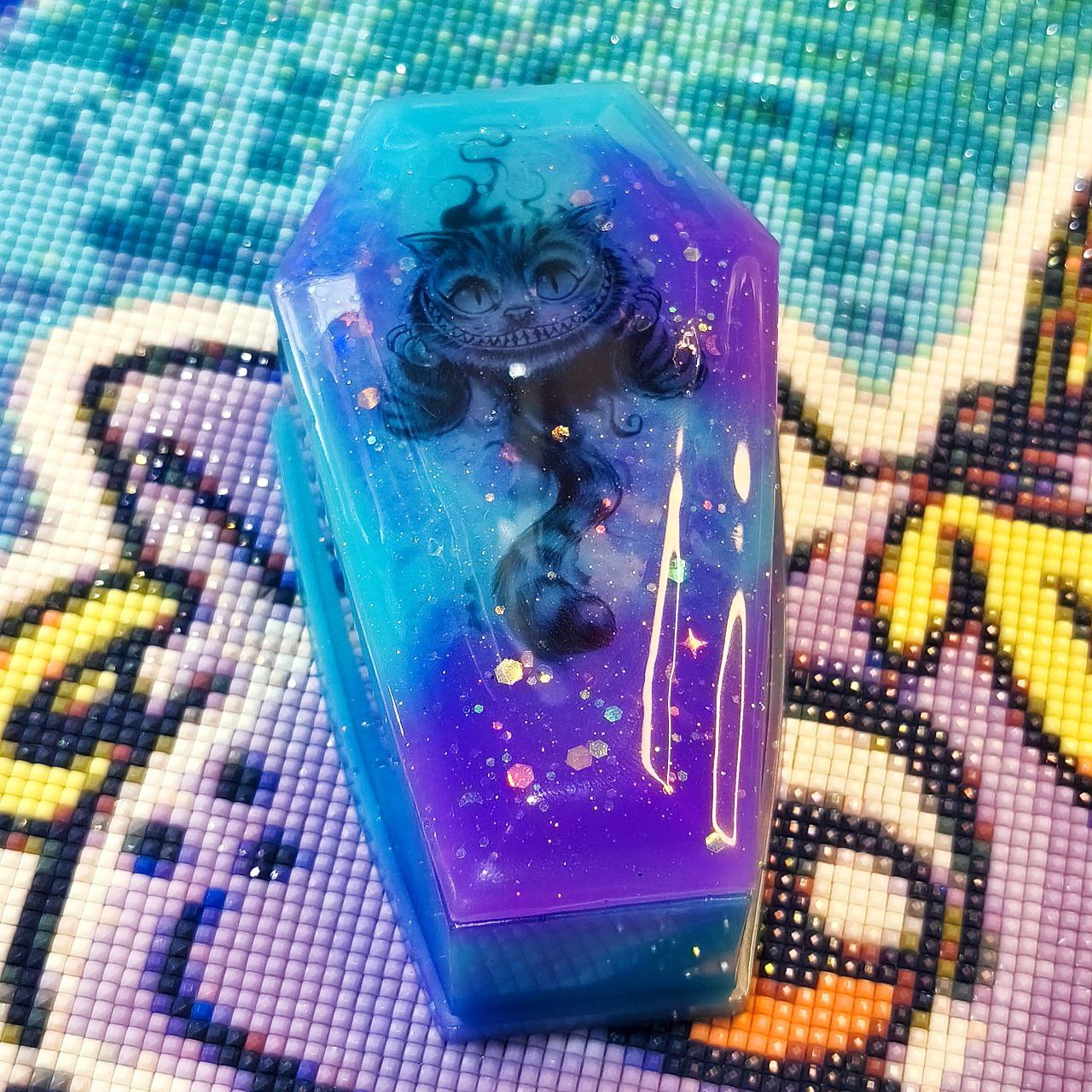 Cajita Féretro Cheshire Azul