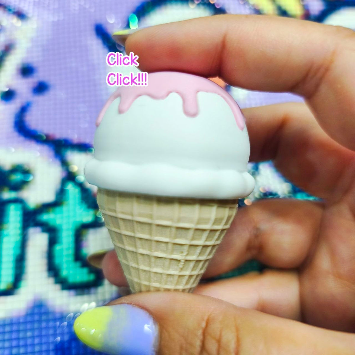 Llavero Clicker Helados