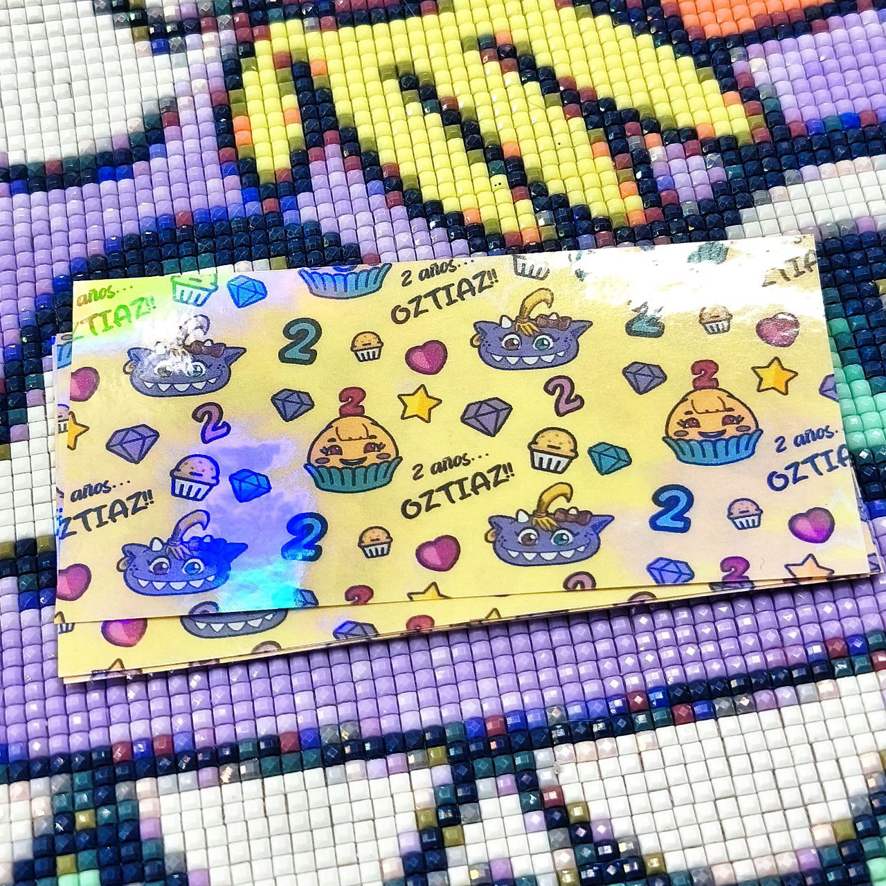 "Papelorios" 10x5cm - 2nd Anniversary