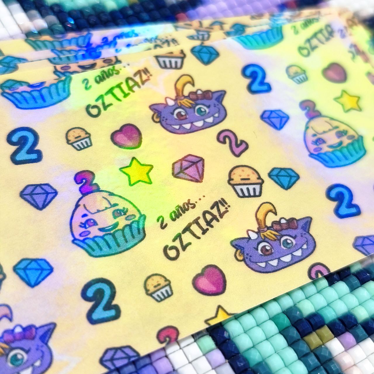 "Papelorios" 10x5cm - 2nd Anniversary