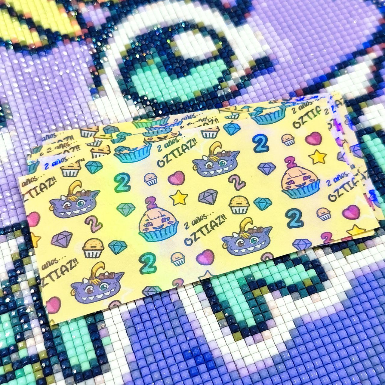 "Papelorios" 10x5cm - 2nd Anniversary