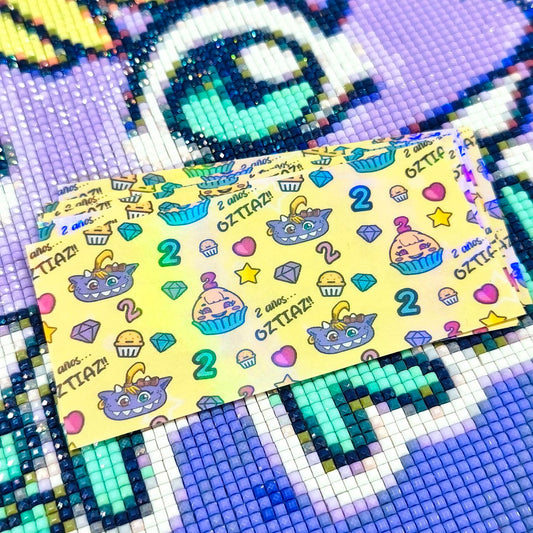 "Papelorios" 10x5cm - 2º Aniversario