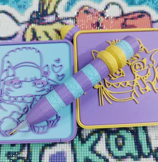 Pack 2: Glitty Girls + Pen